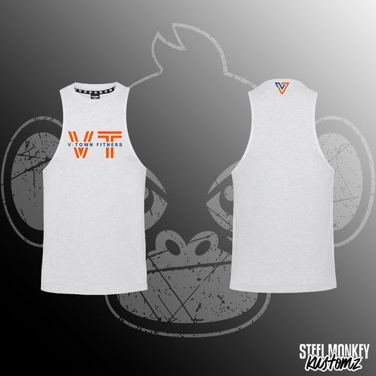 Battle Shirts - White Spandex - Ladies - Muscle Tank - Small