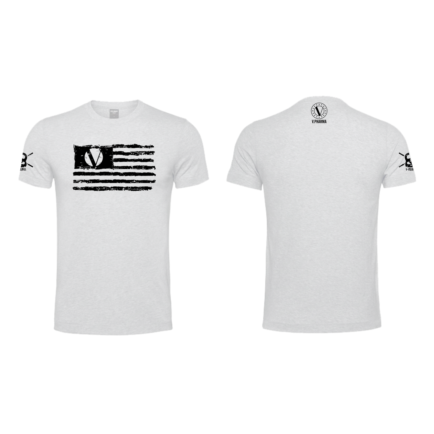 V-Pharma - Tshirt - White & Black