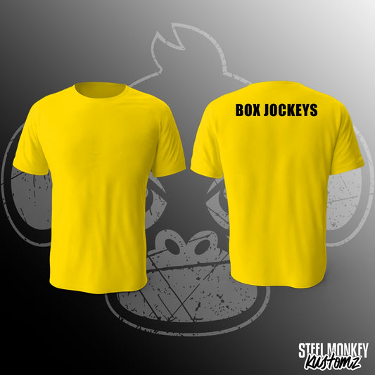 Box Jockeys - Yellow Spandex - T-Shirt - Mens - Medium