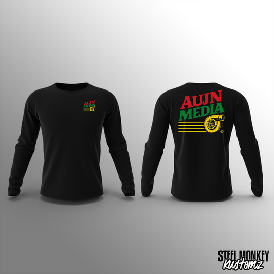 AUJN Media - Black - Cotton - Long Sleeve