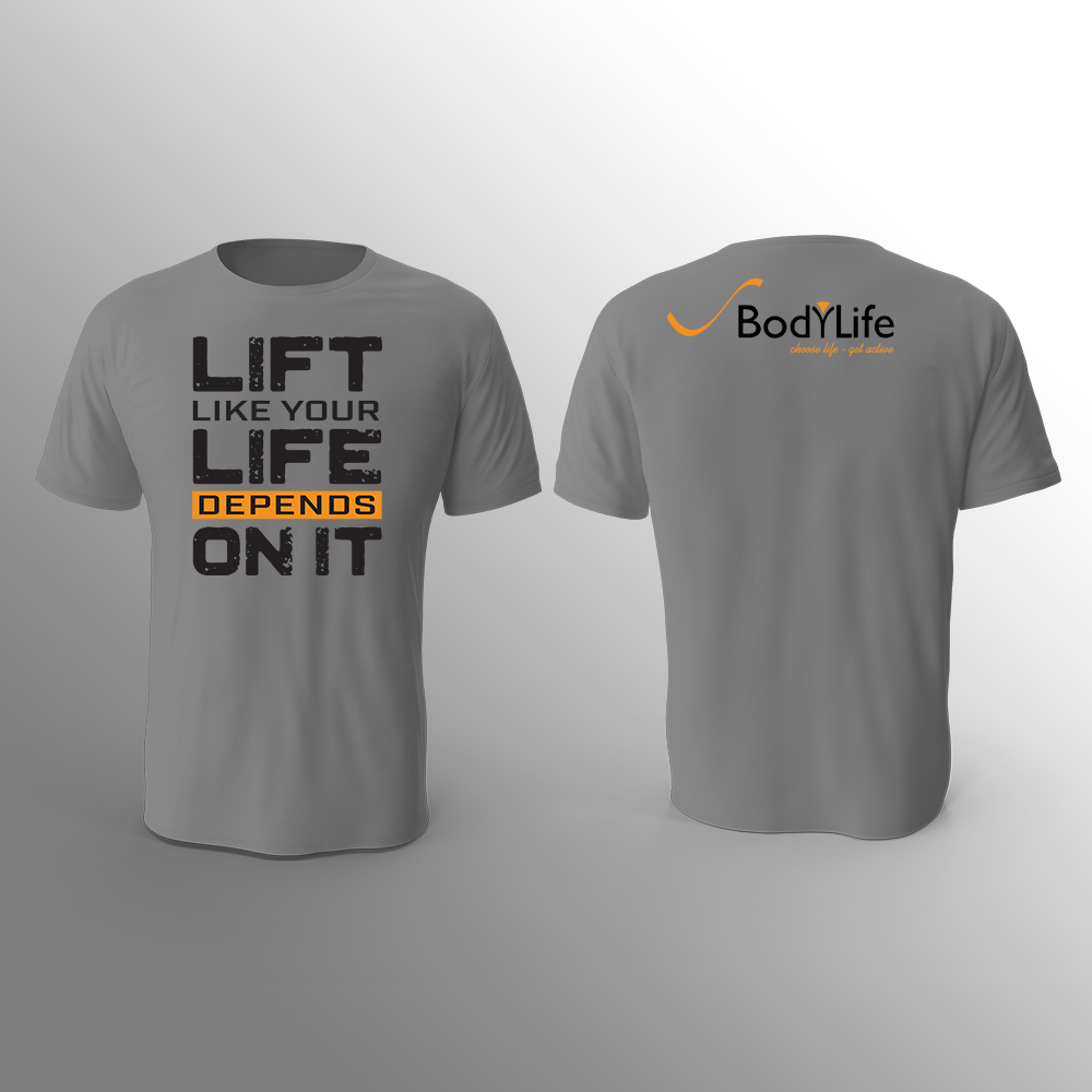 Body Life - T-Shirt - Men -  Black print