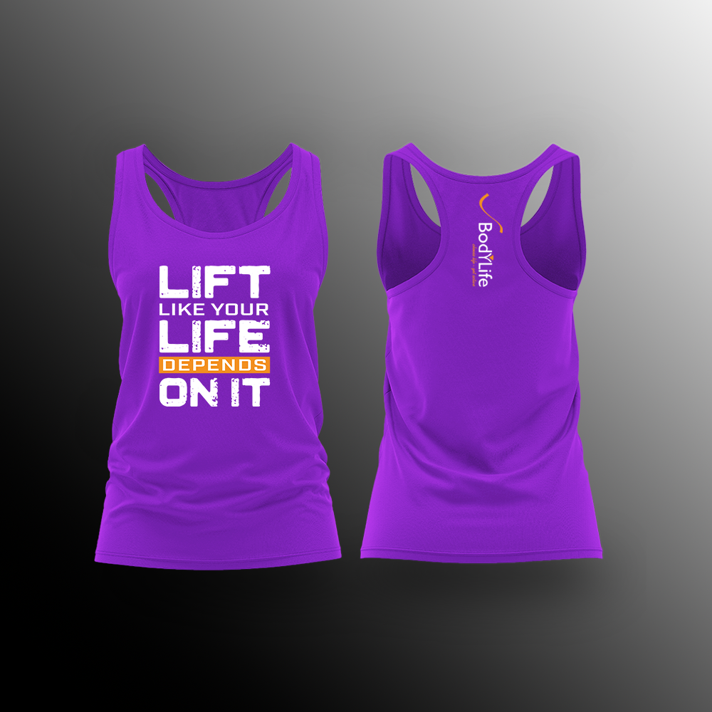 Body Life - Vest - Ladies - White print