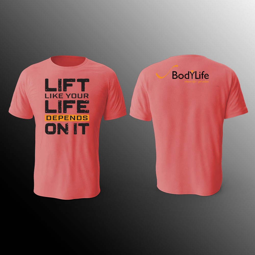 Body Life - T-Shirt - Men -  Black print