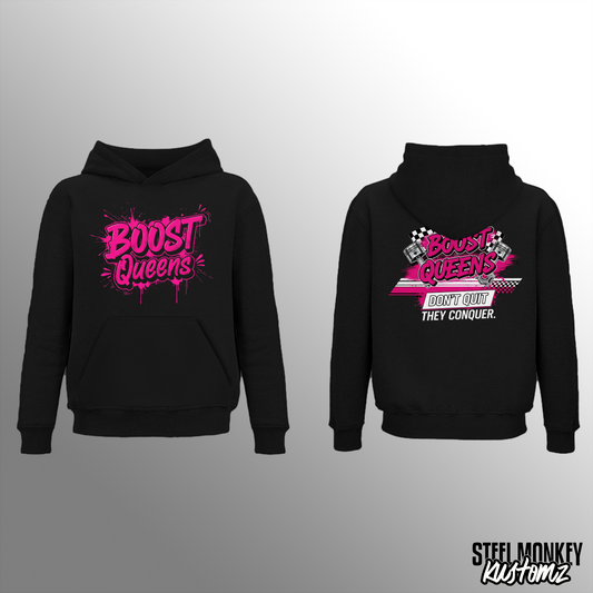 Boost Queens - Black - Ladies - Pink - Hoodie