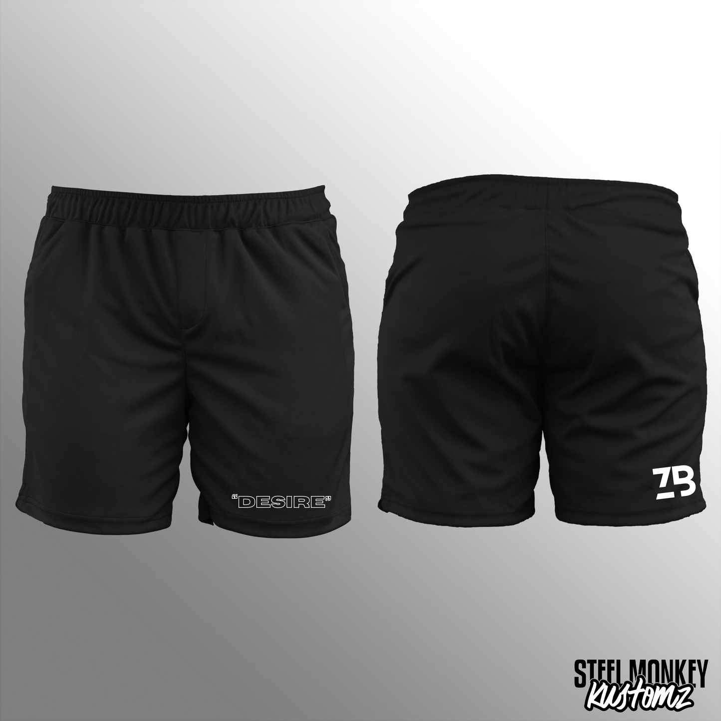 CDK - Black - Mens Shorts - Desire