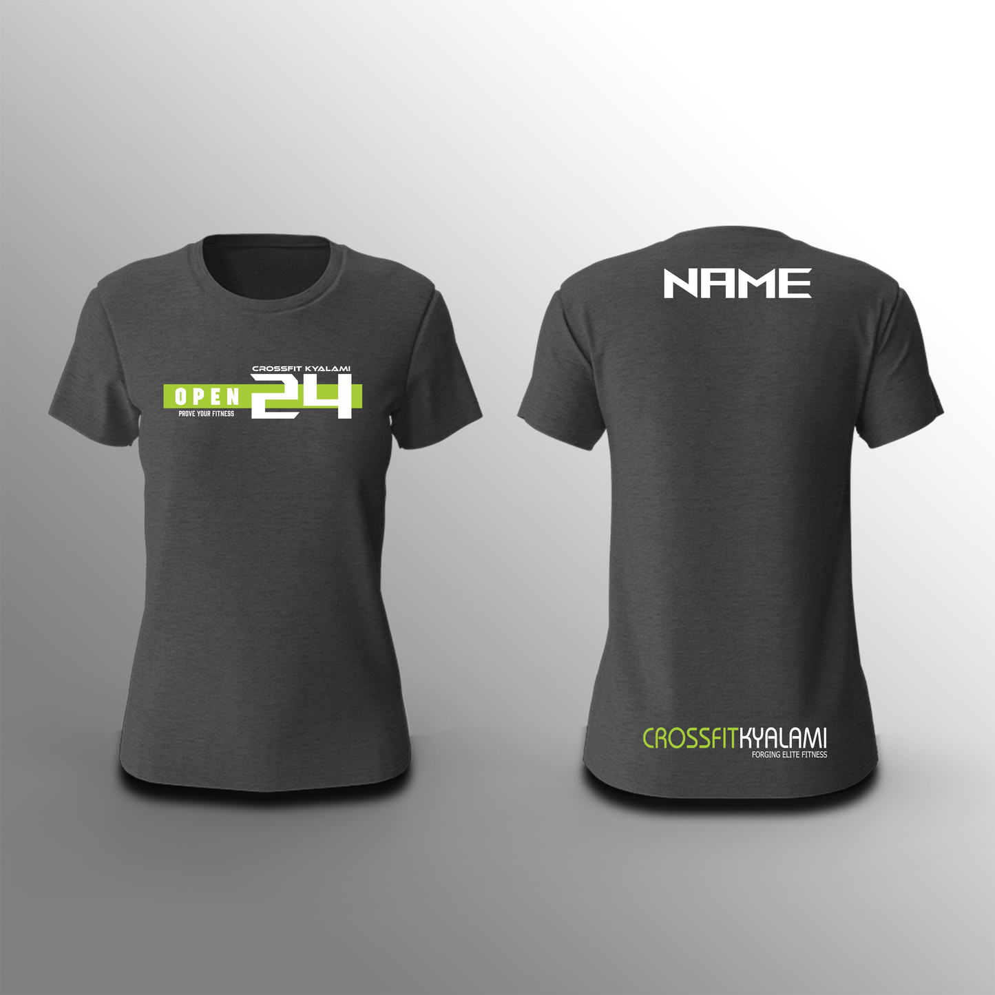 CrossFit Kyalami - T-Shirt - Open24 - Charcoal