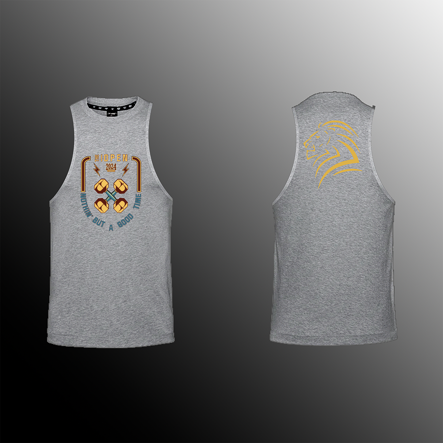 CrossFit Leo - Muscle Tank - Grey - Open24