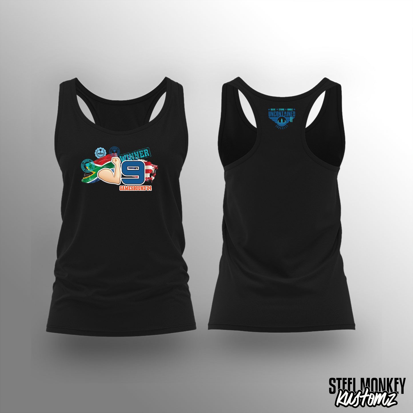 Champions - Ladies Vest - Black