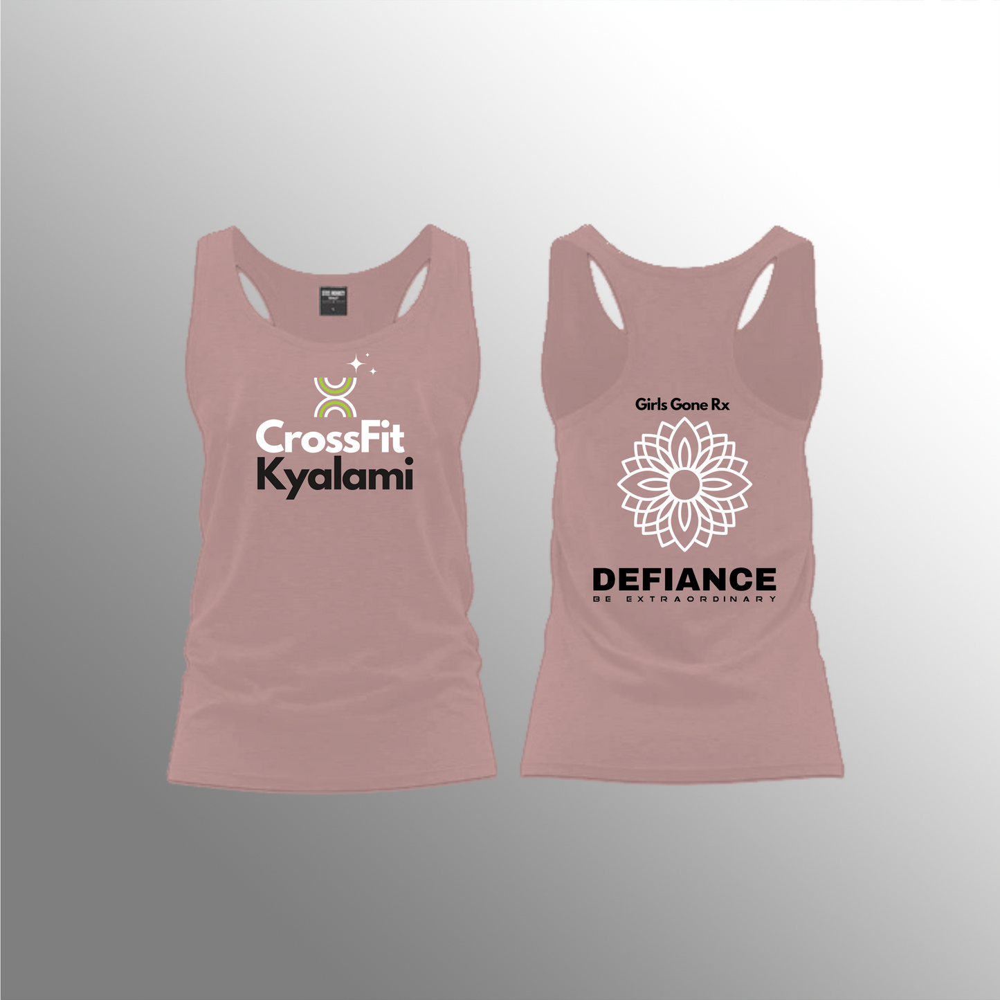 Devin Ramsden - CrossFit Kyalami - Ladies Vest - Dusty Pink