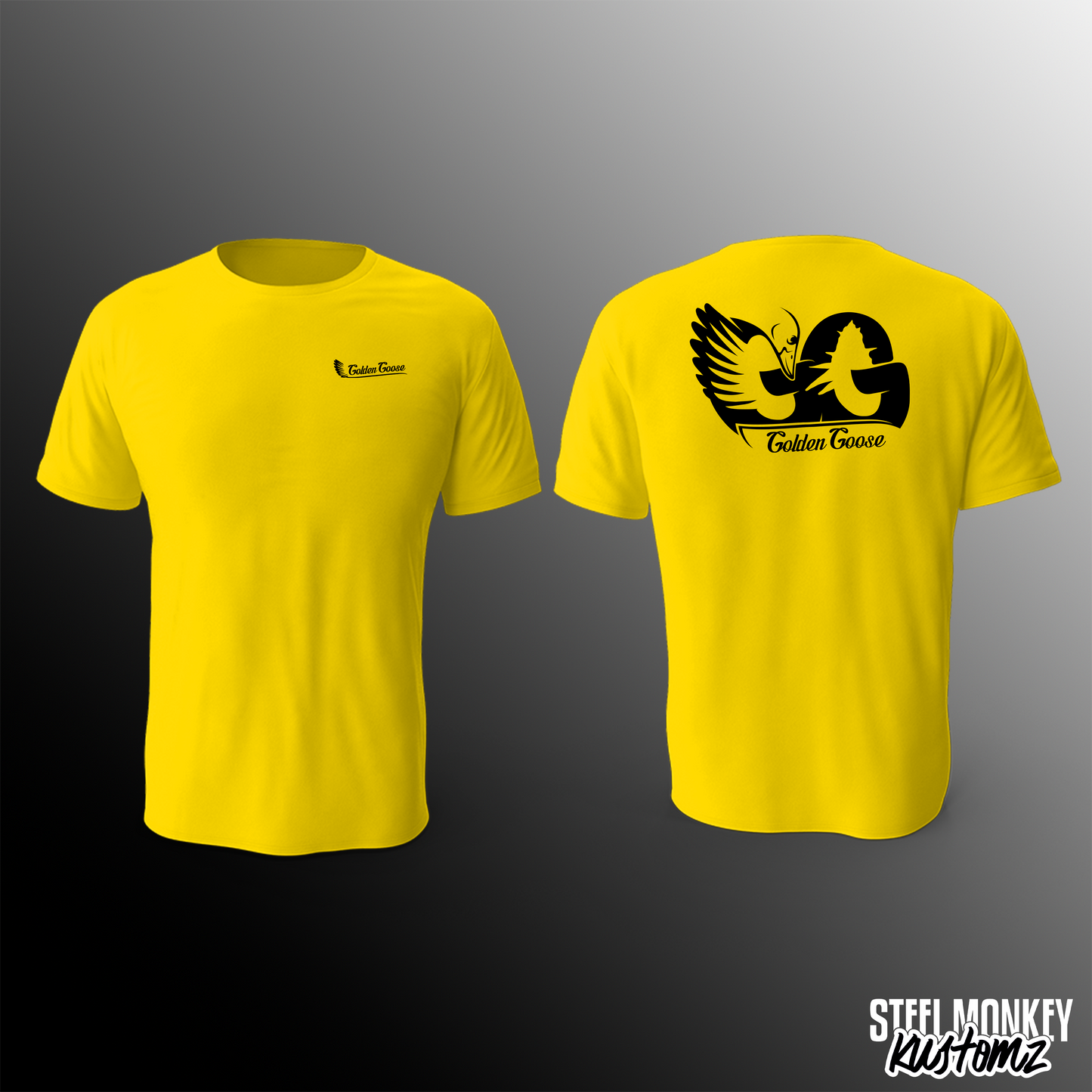 Golden Goose - Tshirt - Yellow - Brushed Spandex