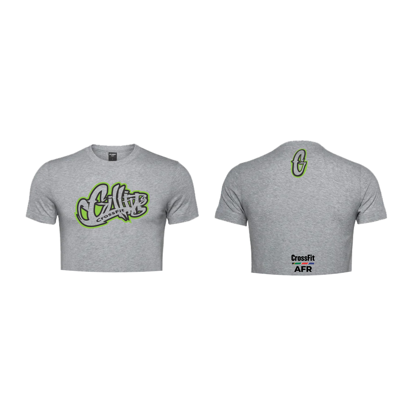CF Gillitts / CF Africa - Ladies Cropped Tshirts - Crossfit Logo