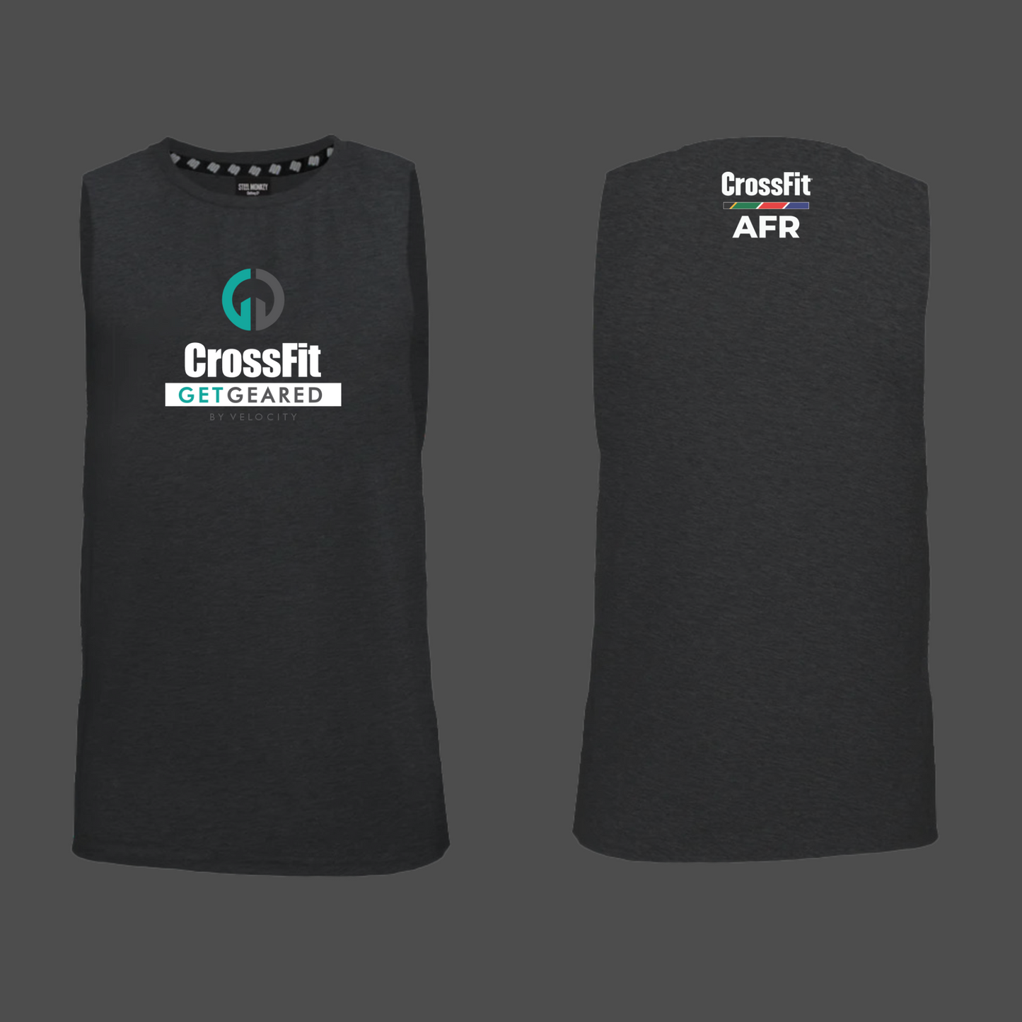 CF Get Geared - Men Muscle Tanks - Chest Prints
