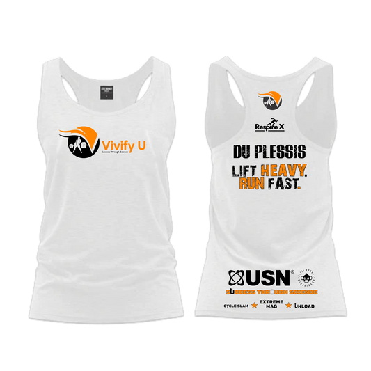 Vivify U - Athlete - Ladies Vest - White