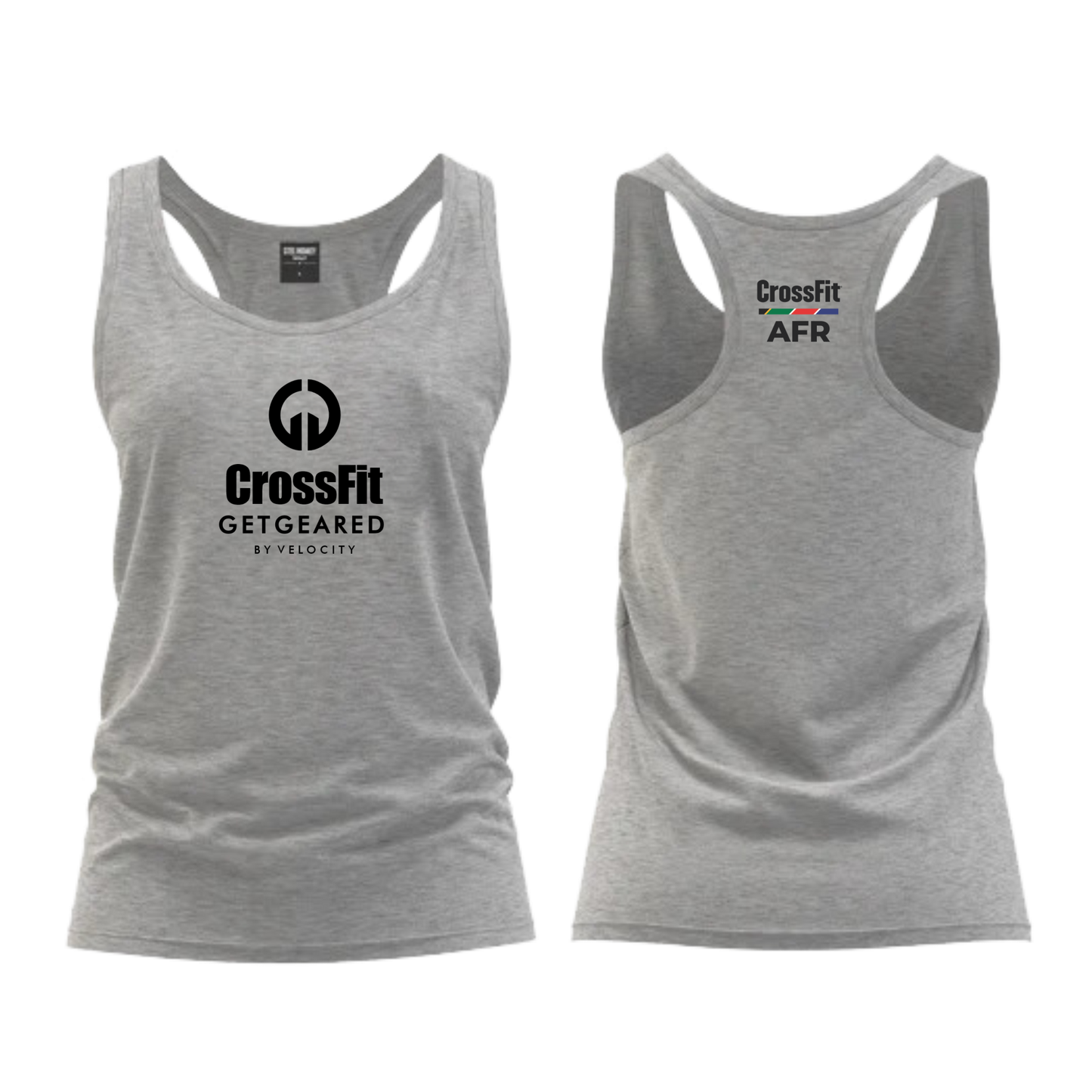 CF Get Geared - Ladies Vest - Chest Prints