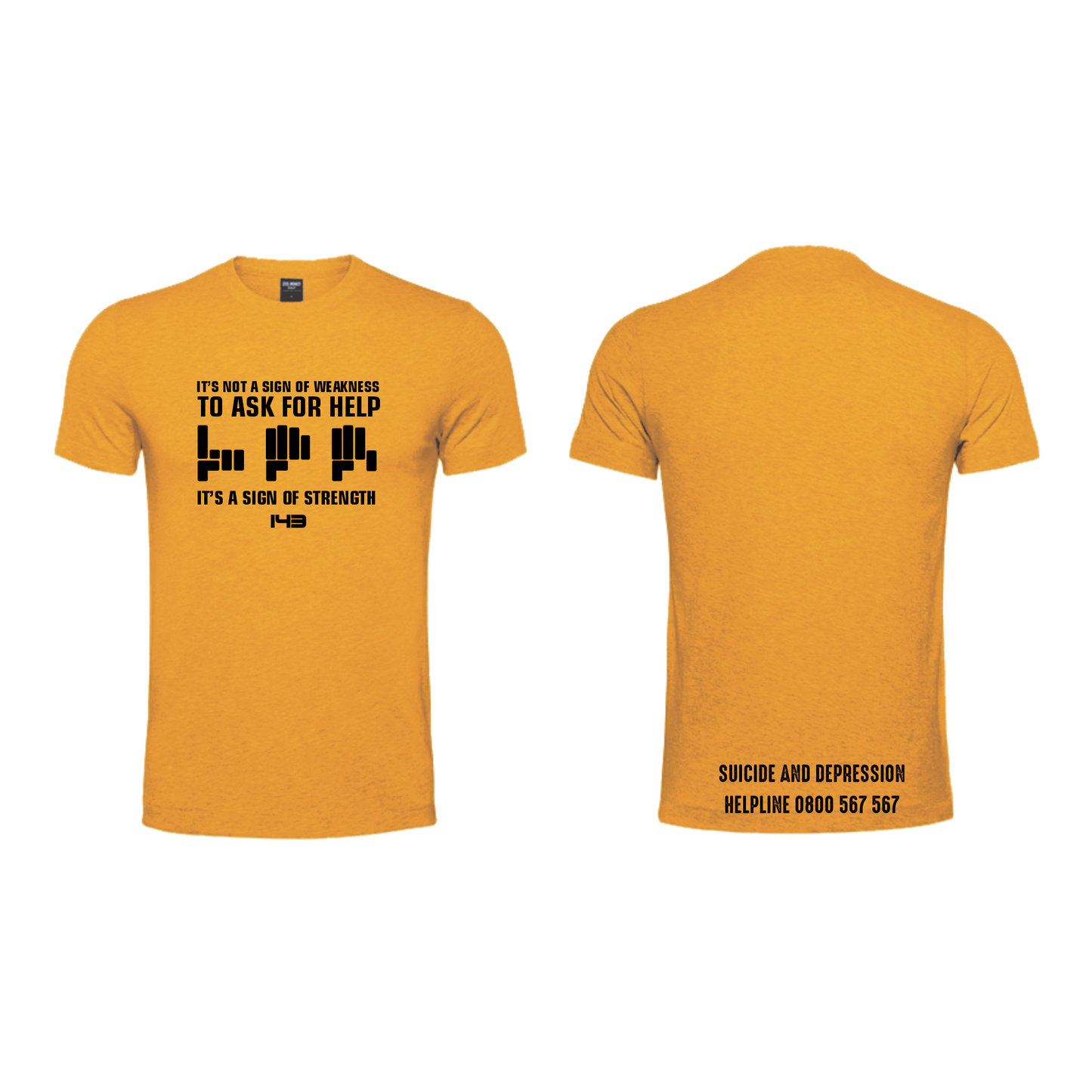 143 Awareness - Sign of Strength - Brushed Spandex Range