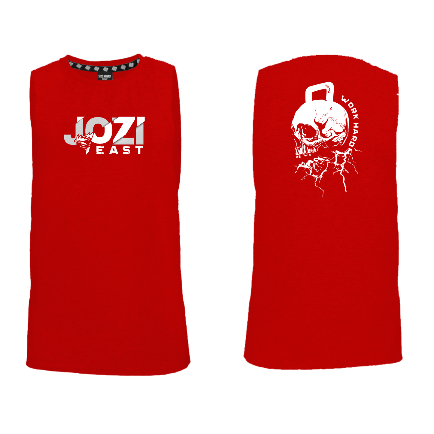 Jozi East - Muscle Tank - Black - Work Hard