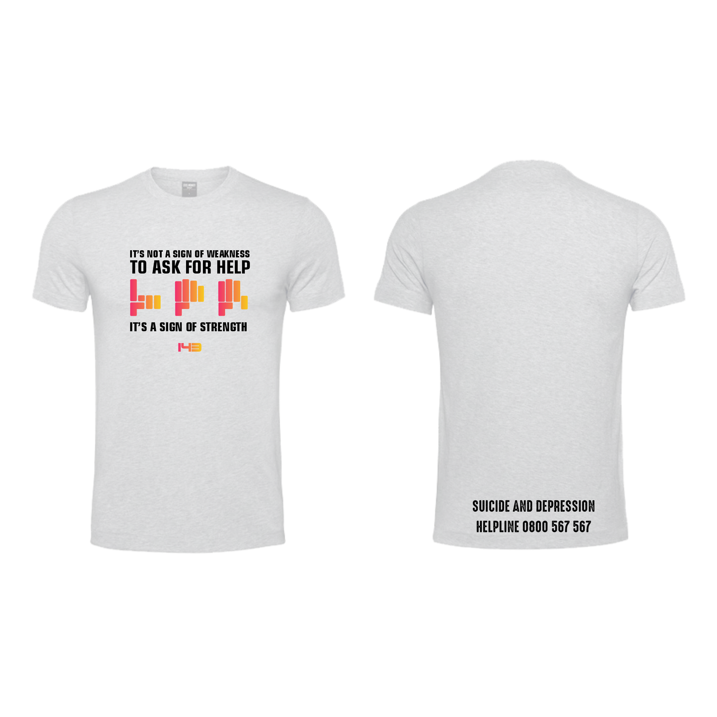 143 Awareness - Sign of Strength - Brushed Spandex Range