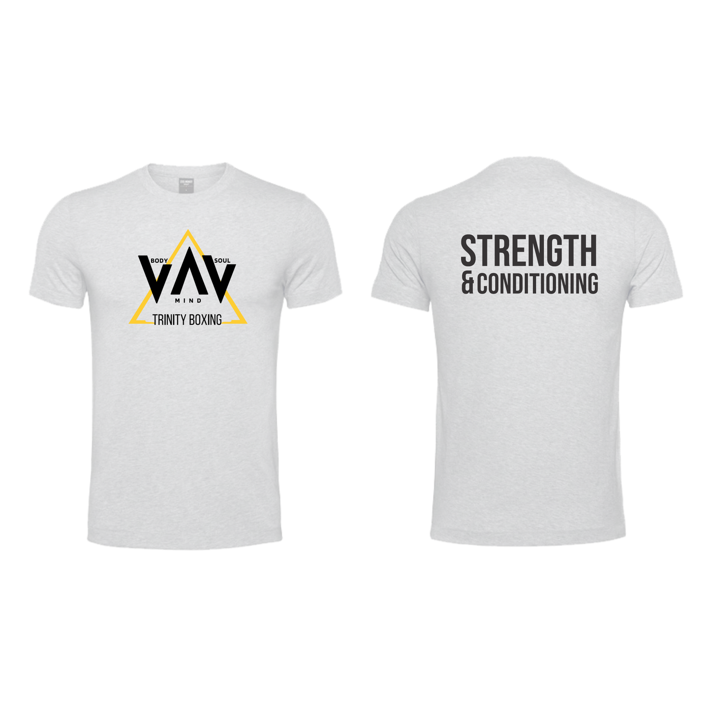 Trinity Boxing - T-shirt -Full Chest - White