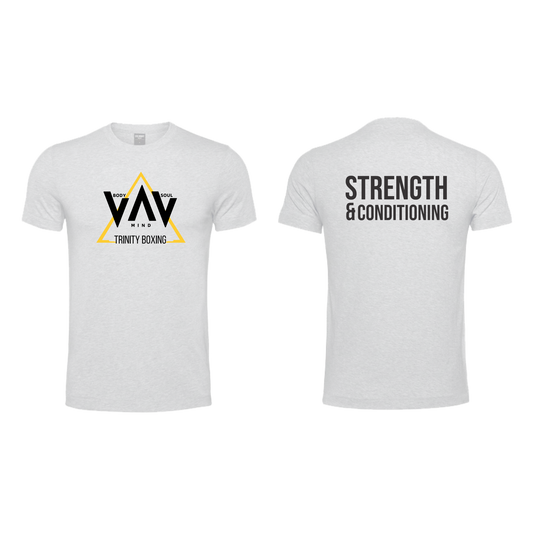 Trinity Boxing - T-shirt -Full Chest - White