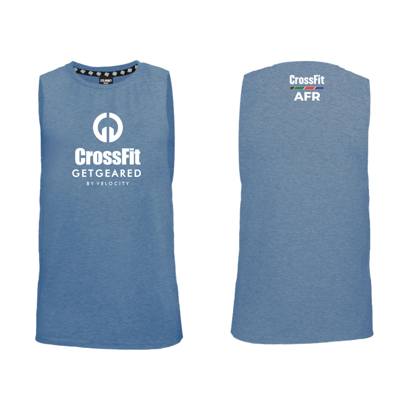 CF Get Geared - Ladies Muscle Tanks - Chest Prints