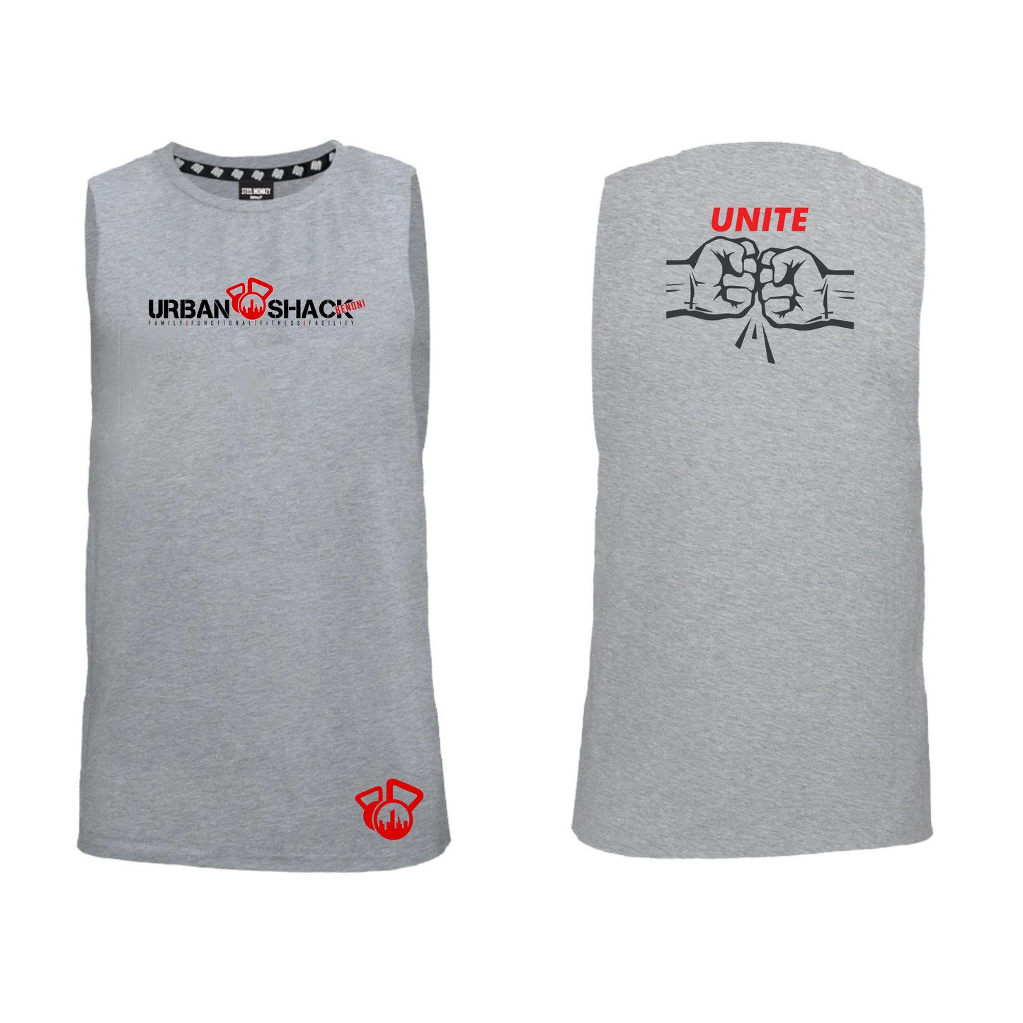 Urban Shack Unite - Merch - Muscle Tank - Grey
