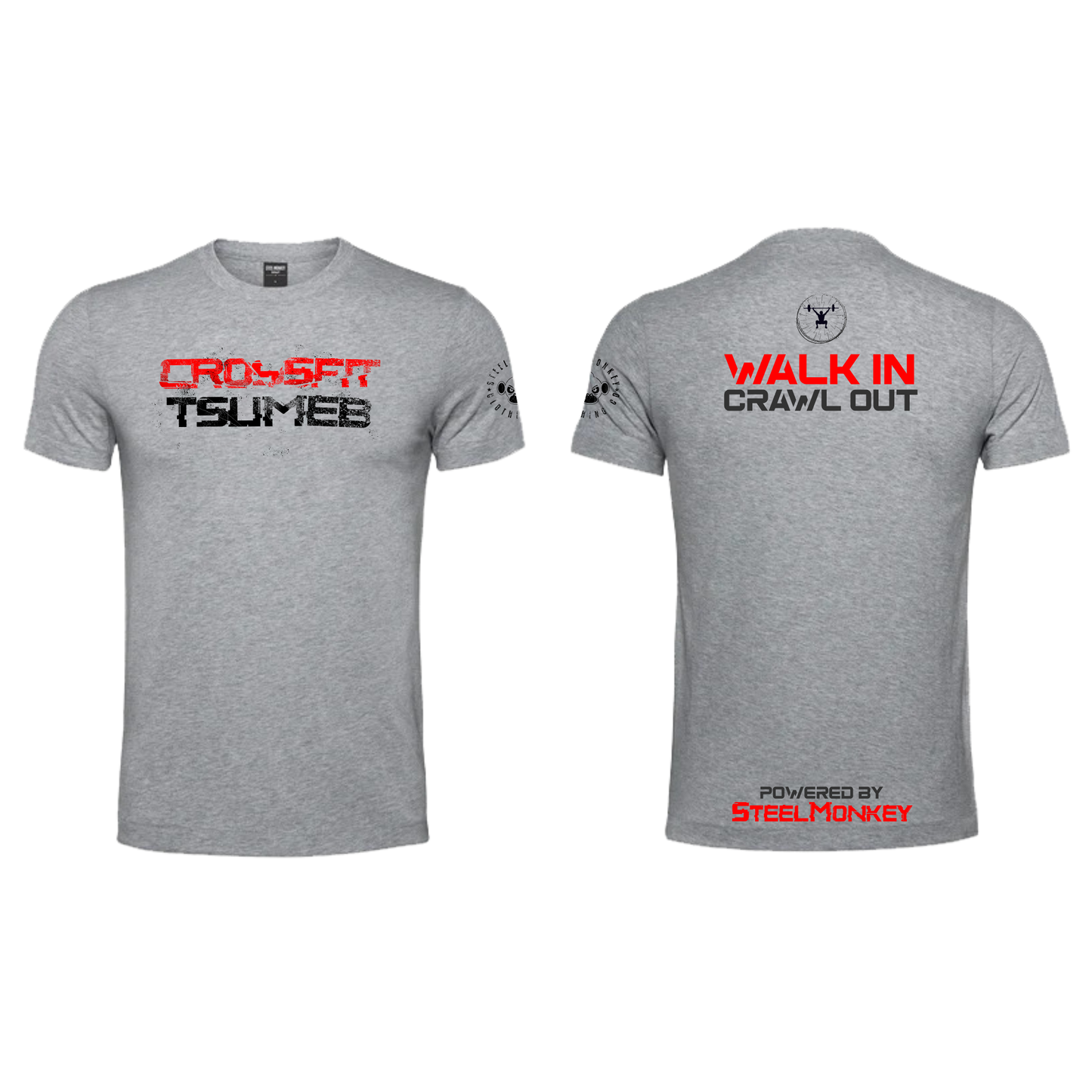 CF Namibia - Tshirt - CrossFit Tsumeb -Men - Red&Black