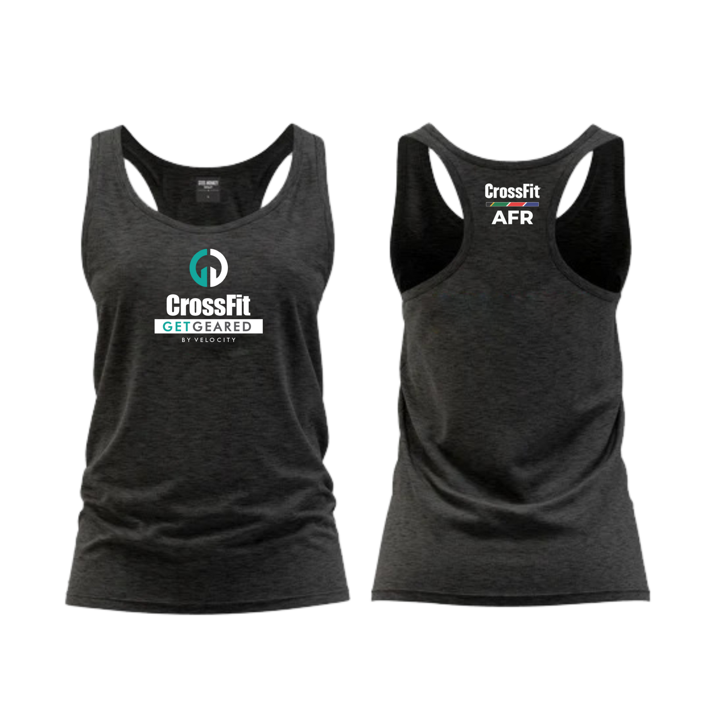 CF Get Geared - Ladies Vest - Chest Prints