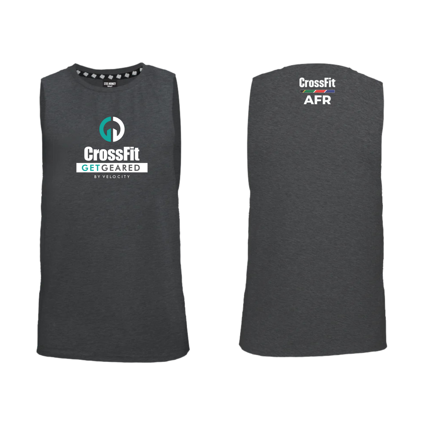 CF Get Geared - Men Muscle Tanks - Chest Prints