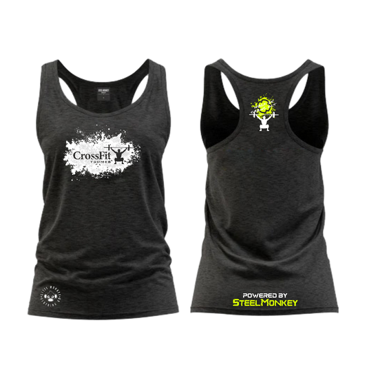 CF Namibia - Ladies Vest - Splatter - Yellow&White