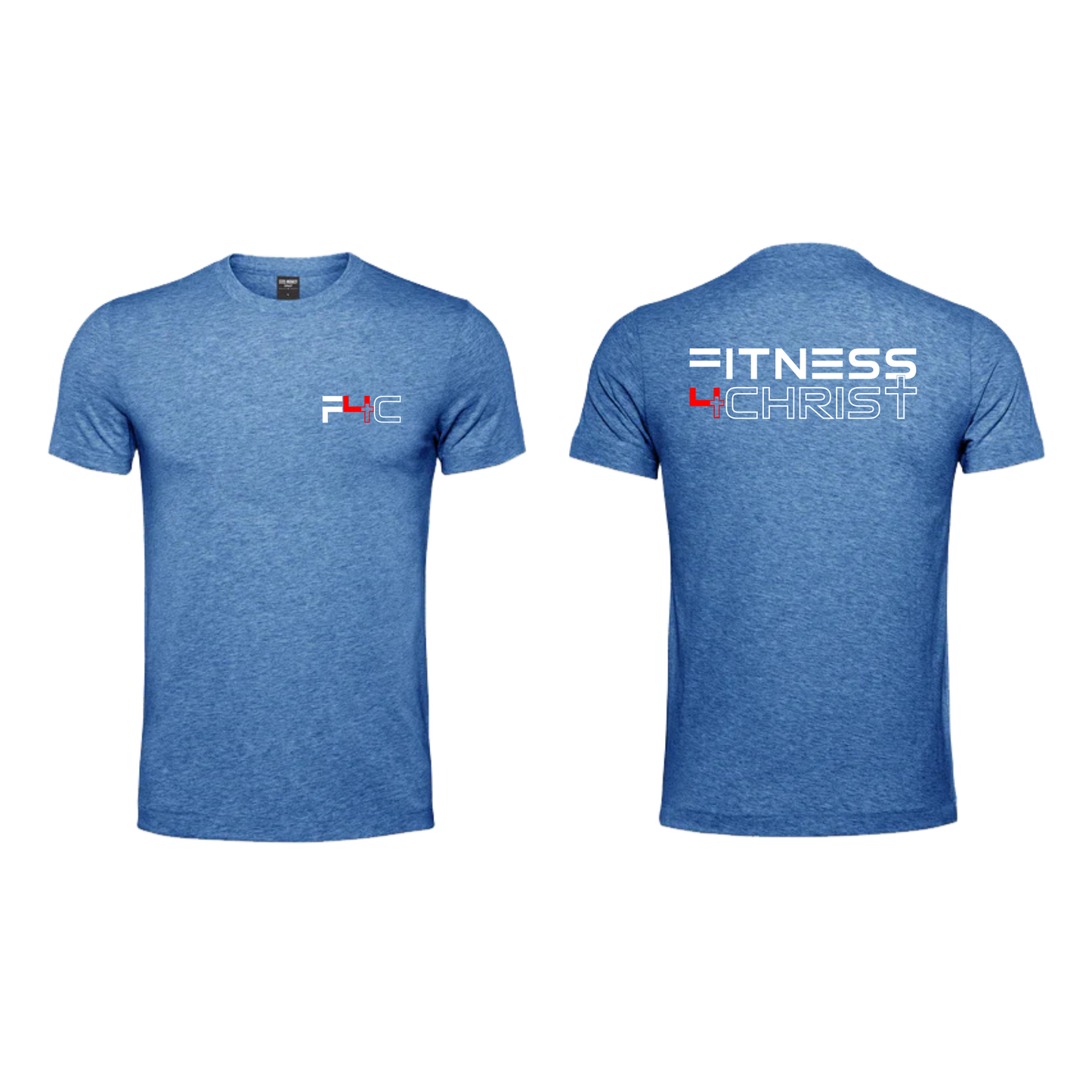 Fitness 4 Christ - Outlined - Blue