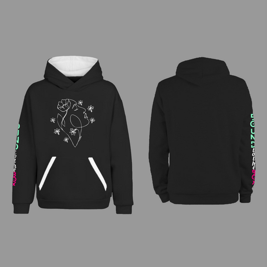 Bound to the Box - Hoodie - Floral Face