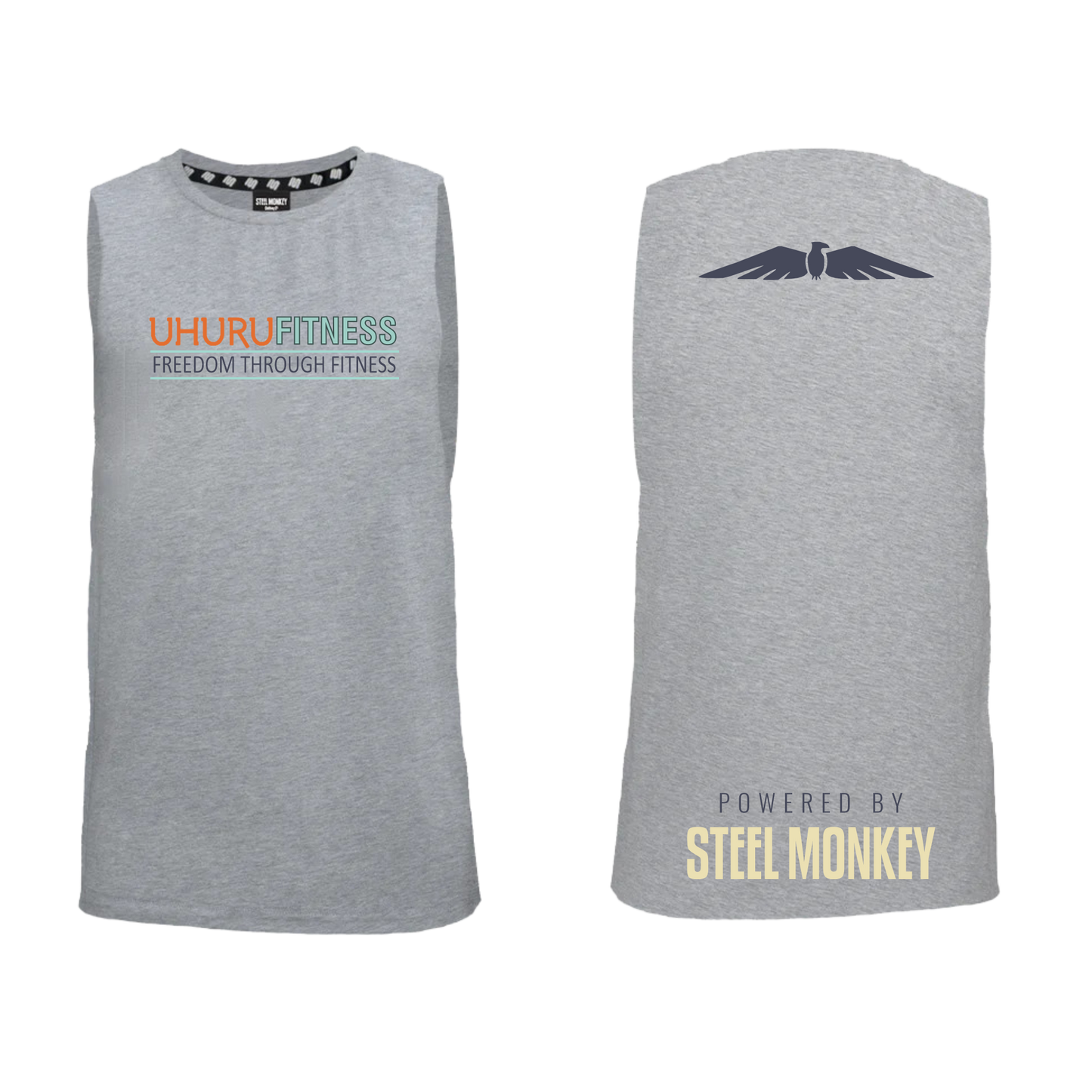 Uhuru Fitness - Muscle Tank - Grey