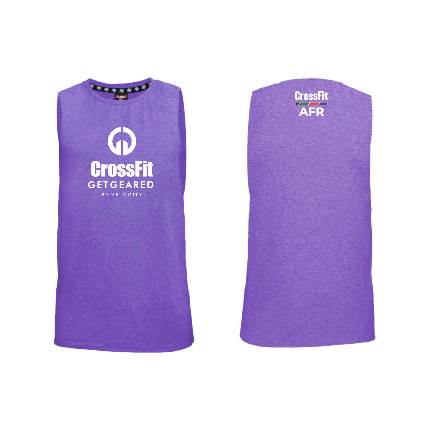 CF Get Geared - Ladies Muscle Tanks - Chest Prints