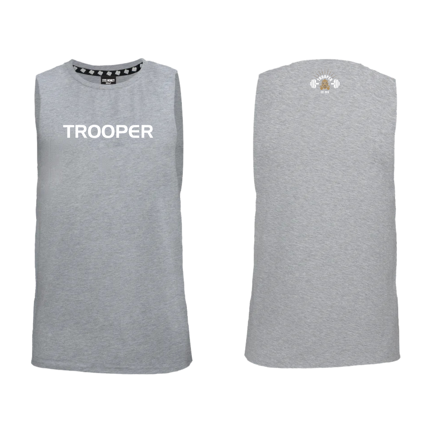 Crossfit Trooper - Muscle Tank - Grey