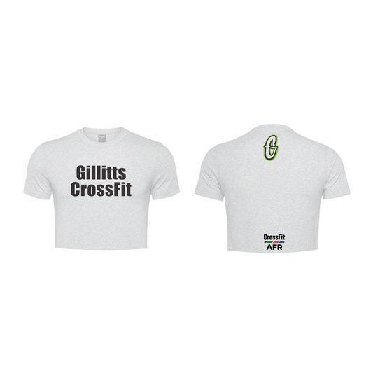 CF Gillitts / CF Africa - Ladies Cropped Tshirts - Crossfit Writing