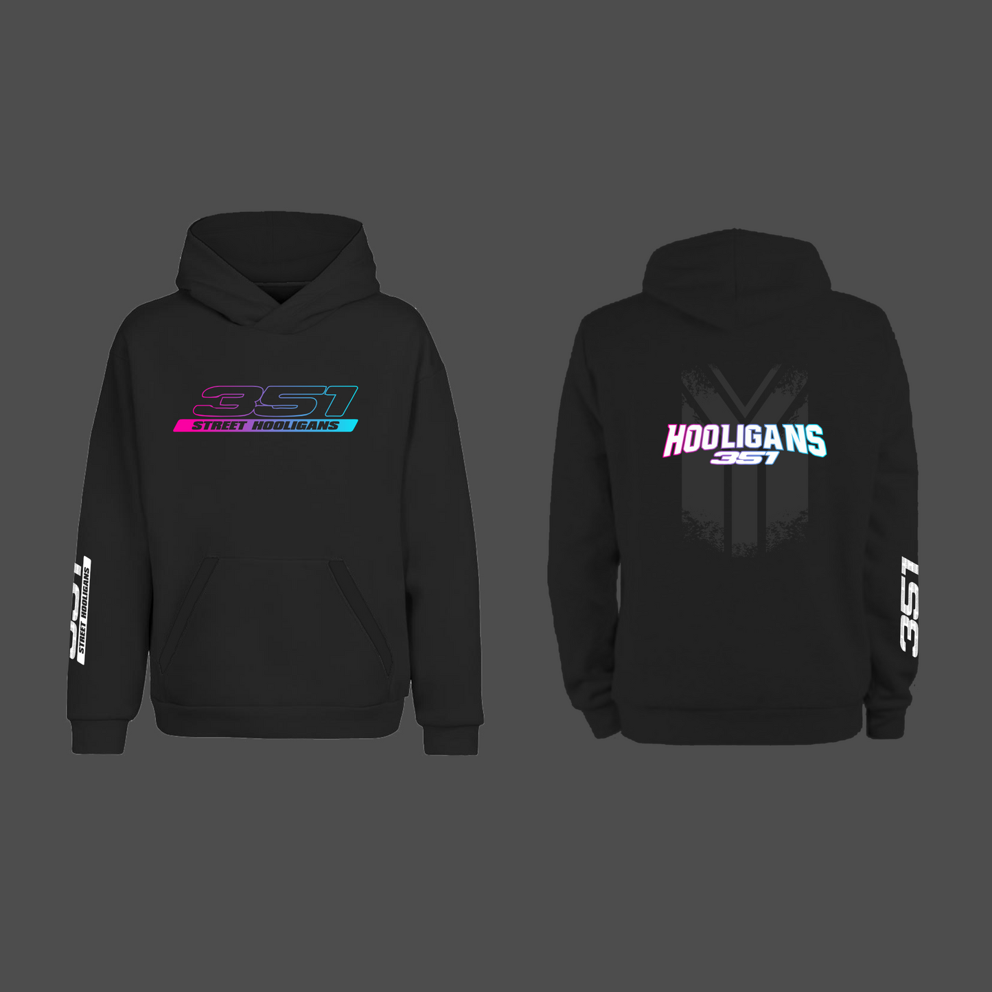 351 Street Hooligans - Hoodie - SA FLAG - MULTI 351 BIG