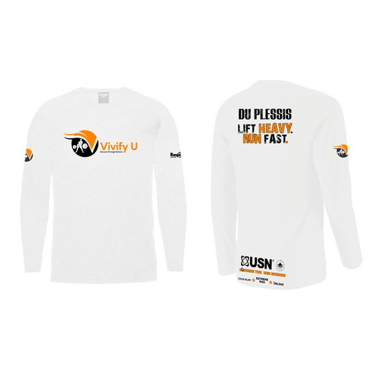 Vivify U - Athlete - Unisex Longsleeve - White