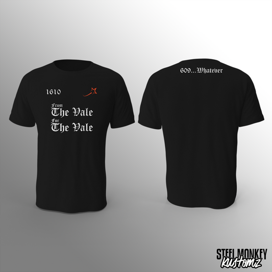 The Vale - Black - T-Shirt - Cotton