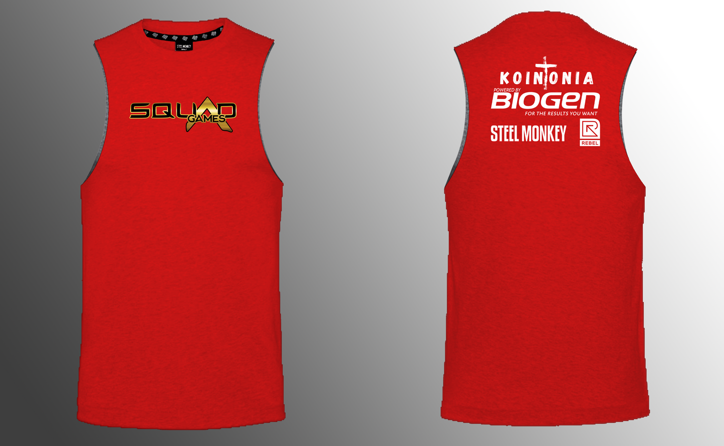 Squad Games 2024 - Red - Muscle Tank