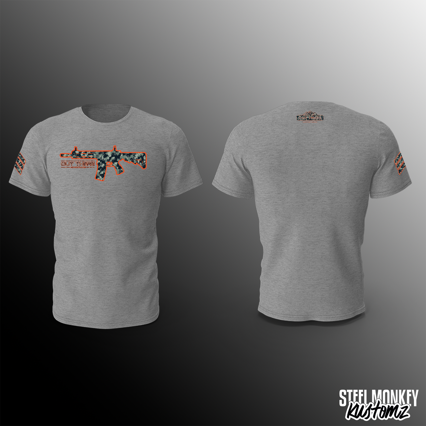 Out There Adventures - GUN - Melange - T-Shirt