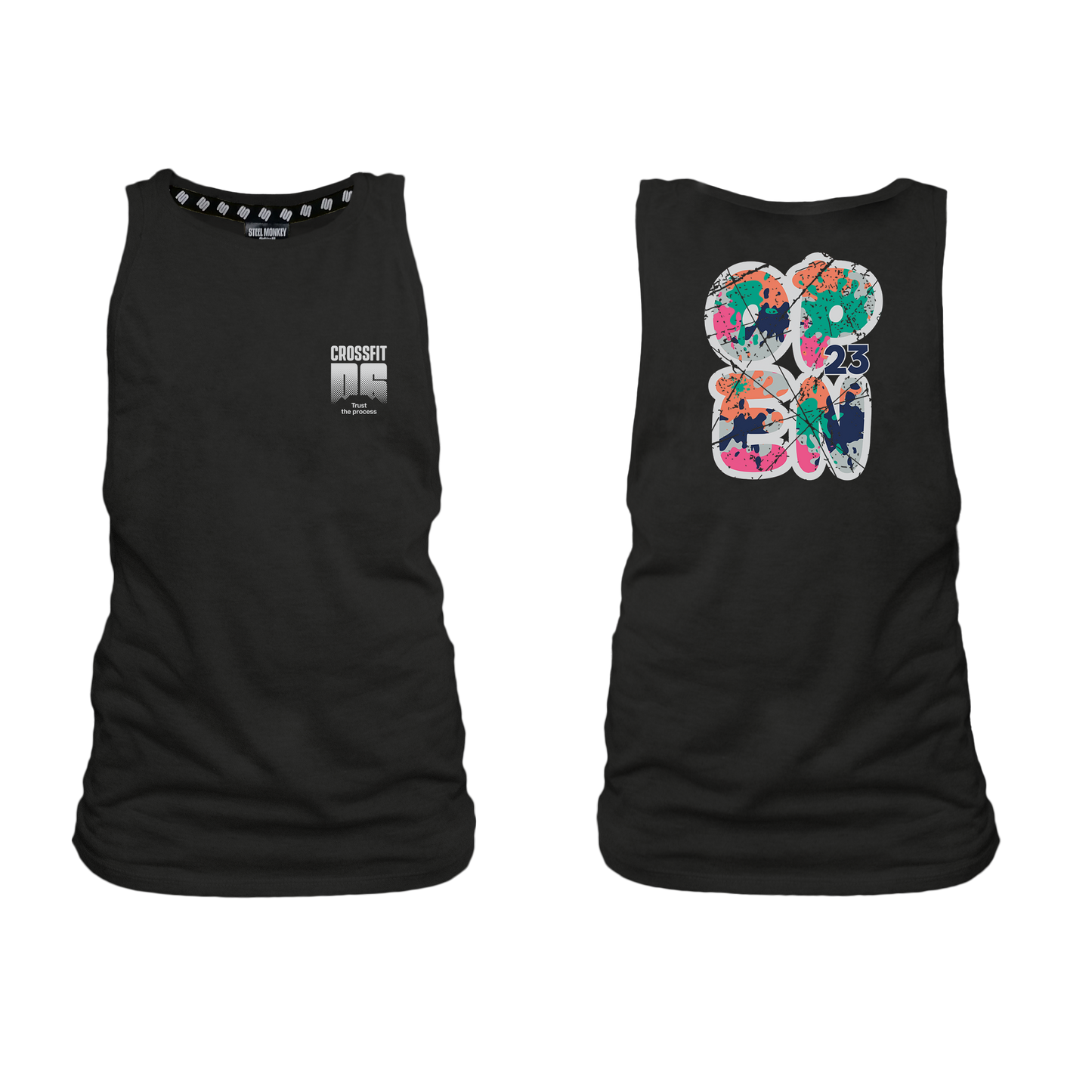 CrossFit D6 - Muscle Tank - Charcoal - Open 2023