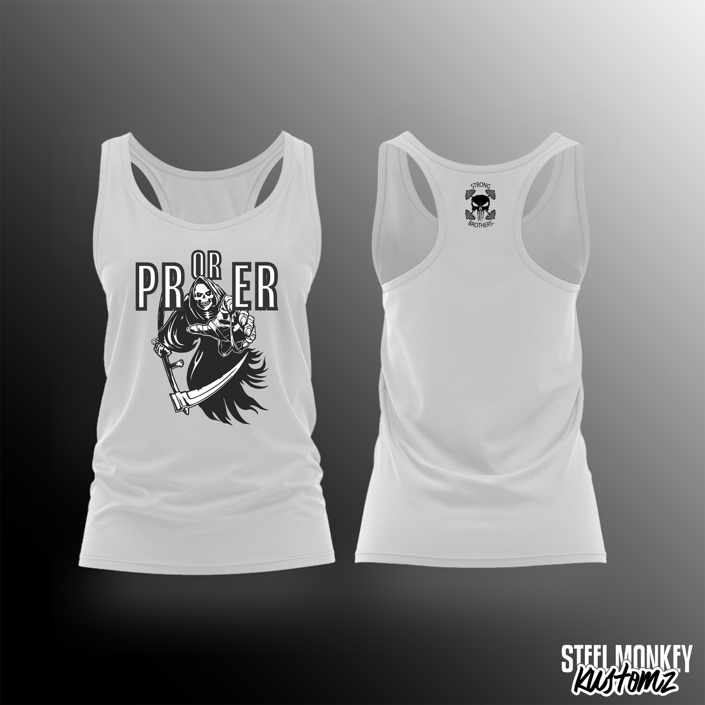 Strong Brothers - Ladies - Vests - White - PR or ER