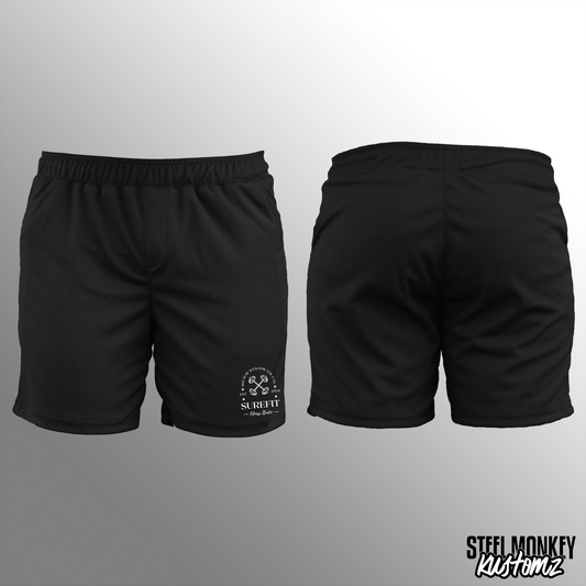 SureFit Fitness - Black - Shorts