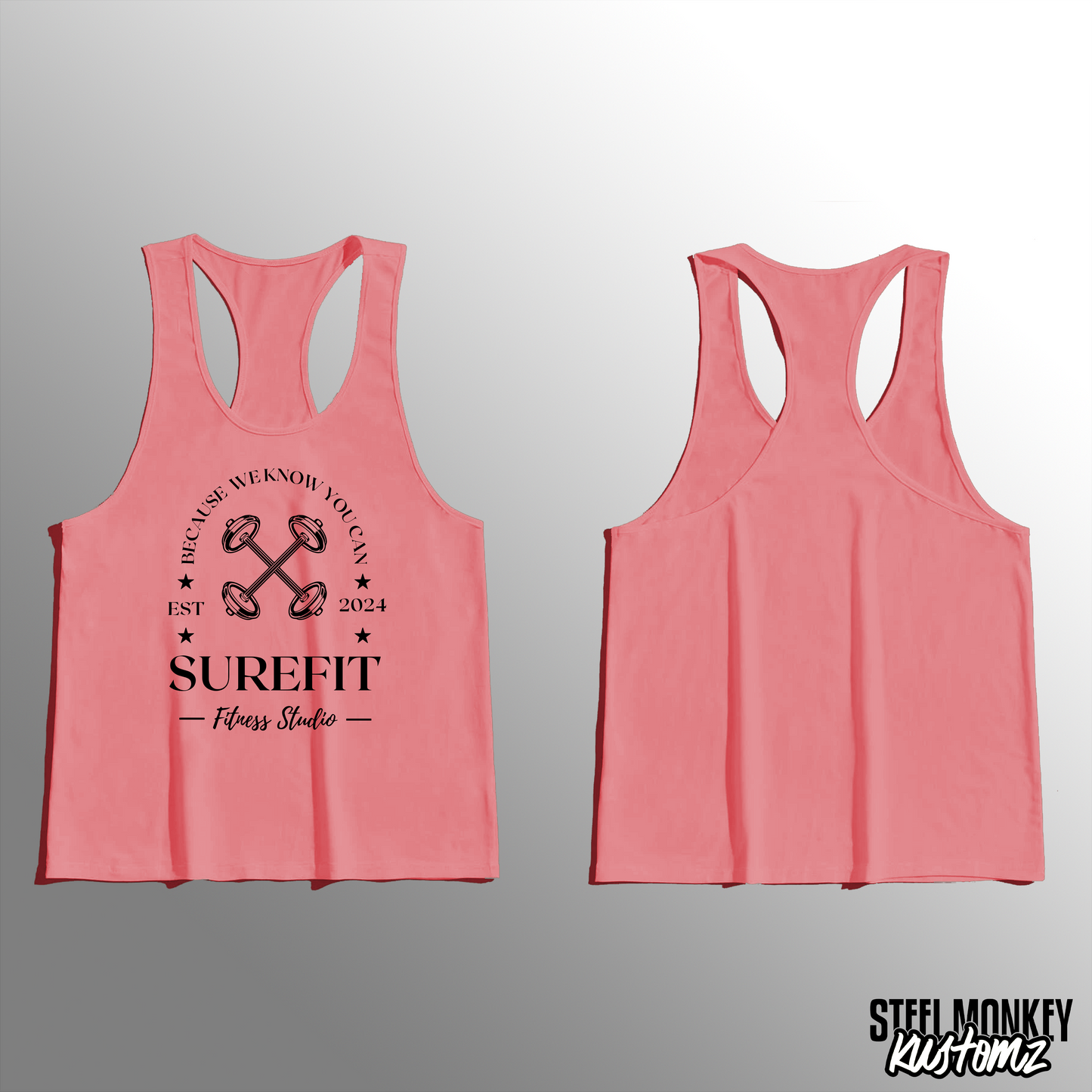 SureFit Fitness - Stringer Vests - Mens