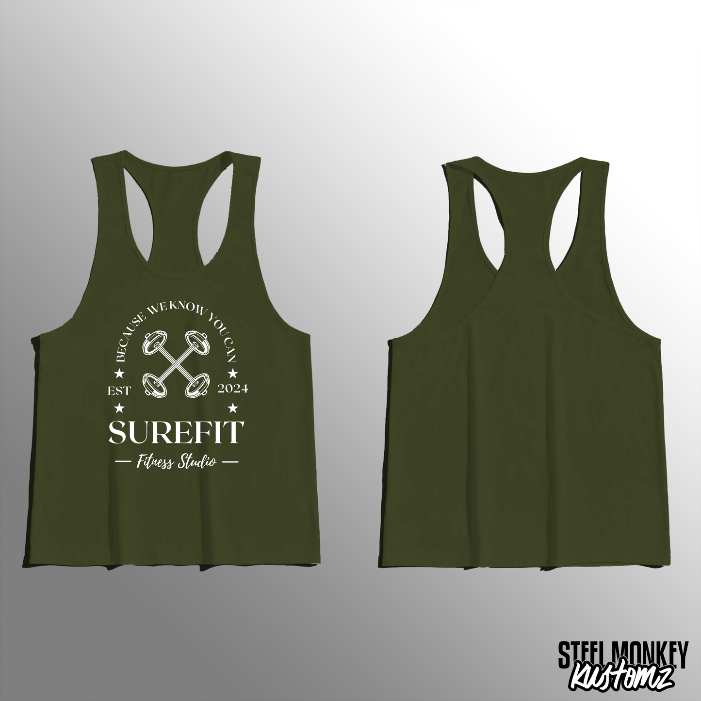 SureFit Fitness - Stringer Vests - Mens