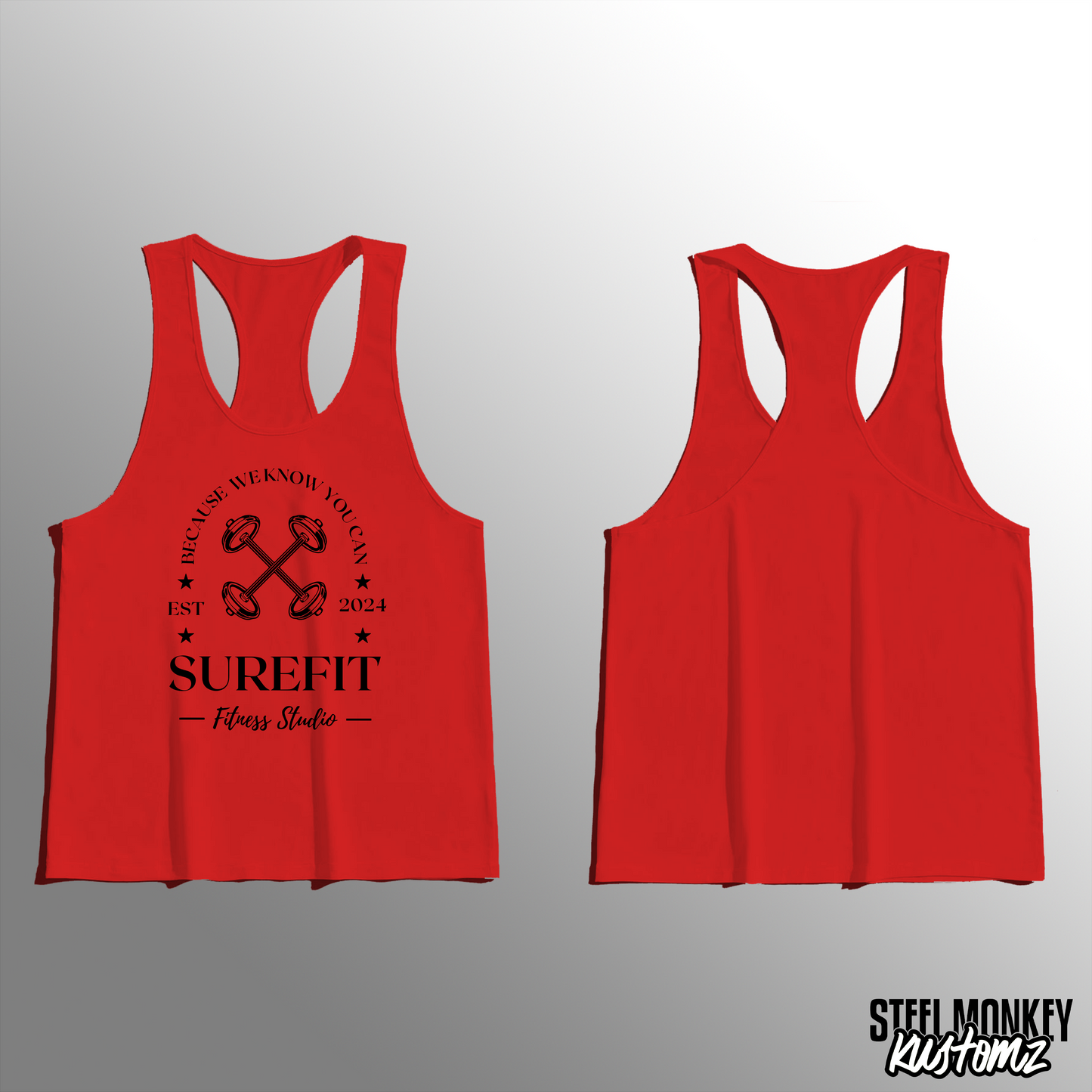 SureFit Fitness - Stringer Vests - Mens