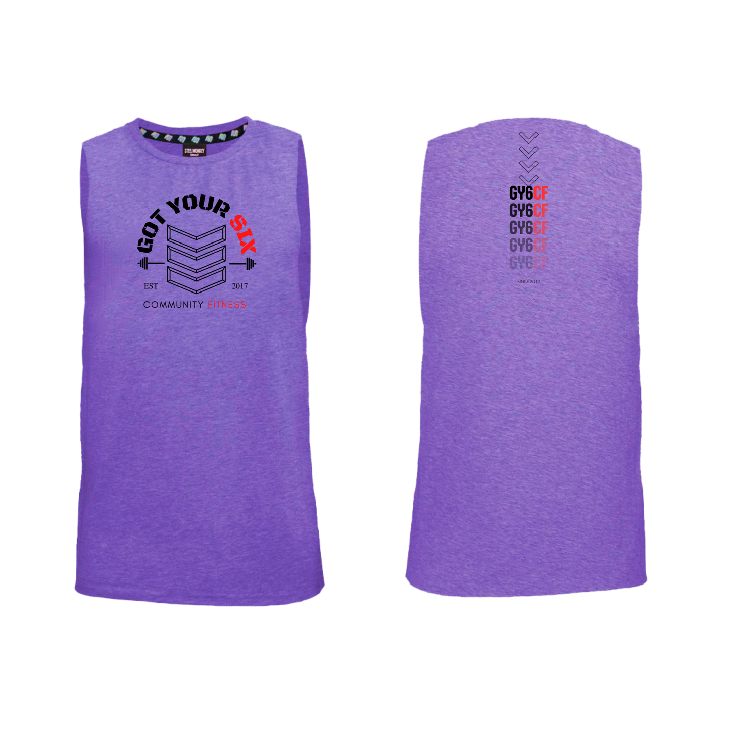 Got Your Six - Muscle Tank - MELANGE MATERIAL