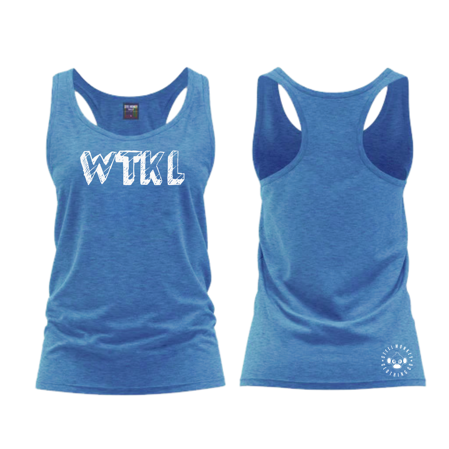 WTKL - Ladies Vest - Blue - Written