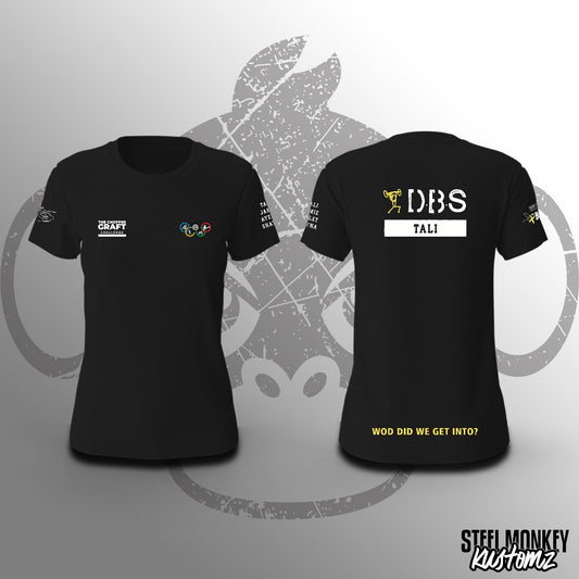 Tali - Black Spandex - T-Shirt - Medium - Ladies