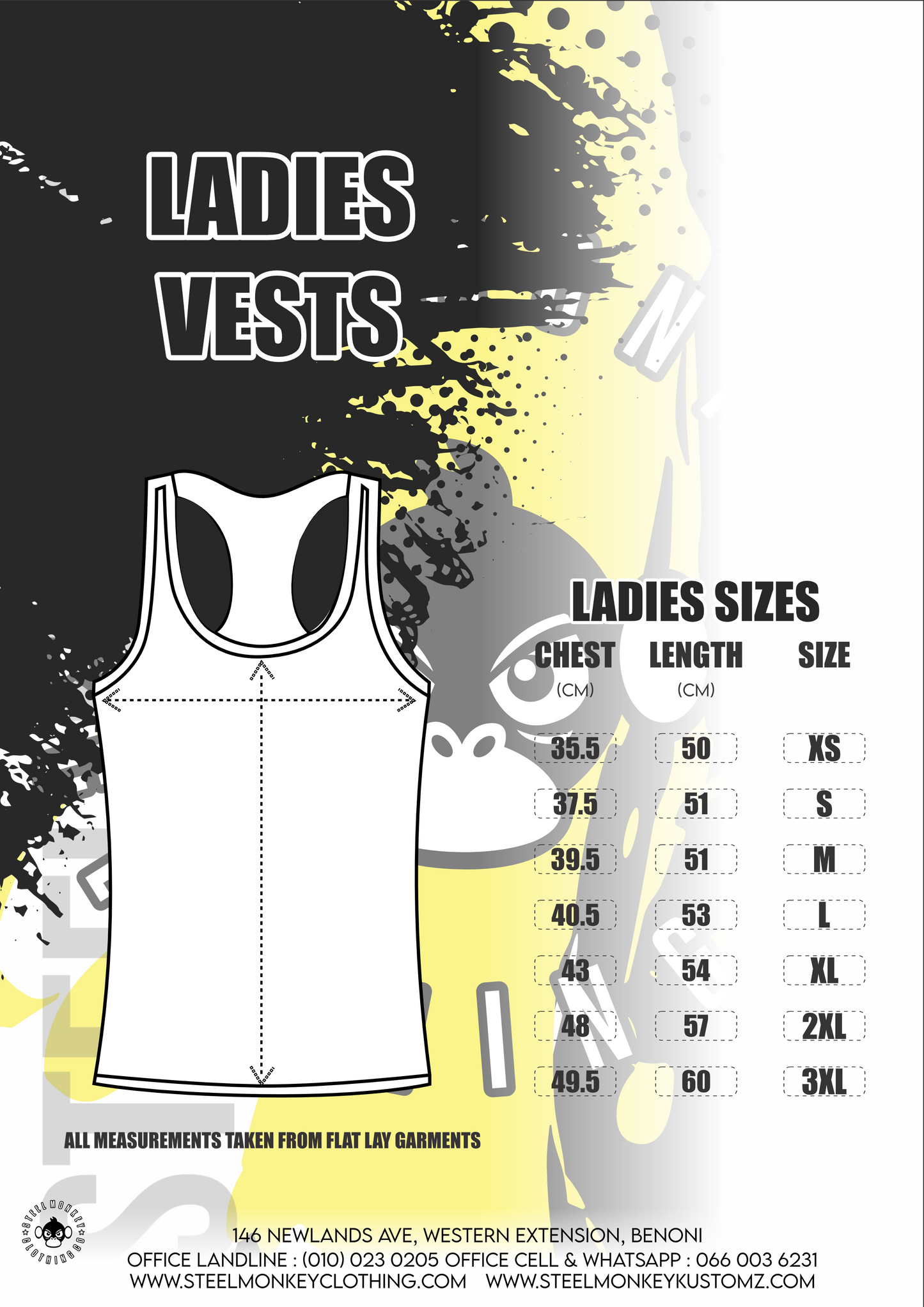 Body Conscious - Ladies - Vest - Black